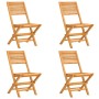 5-teiliges Garten-Essset aus massivem Teakholz von vidaXL, Gartensets - Ref: Foro24-3155011, Preis: 435,13 €, Rabatt: %