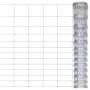 Valla de jardín de acero galvanizado plateado 50x1,5 m de vidaXL, Paneles de vallas - Ref: Foro24-149490, Precio: 100,72 €, D...