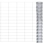 Valla de jardín de acero galvanizado plateado 50x1,25 m de vidaXL, Paneles de vallas - Ref: Foro24-149502, Precio: 96,27 €