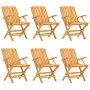 Garten-Essgruppe 7-teilig aus massivem Teakholz von vidaXL, Gartensets - Ref: Foro24-3155006, Preis: 574,15 €, Rabatt: %