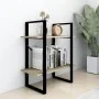 2-stöckiges Regal aus Sonoma-Eichensperrholz, 60 x 30 x 70 cm von vidaXL, Bücherregale und Regale - Ref: Foro24-806430, Preis...