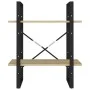 2-stöckiges Regal aus Sonoma-Eichensperrholz, 60 x 30 x 70 cm von vidaXL, Bücherregale und Regale - Ref: Foro24-806430, Preis...