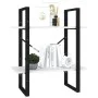2-tier white plywood shelf 60x30x70 cm by vidaXL, Bookcases and shelves - Ref: Foro24-806427, Price: 28,77 €, Discount: %