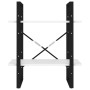 2-stufiges weißes Sperrholzregal 60x30x70 cm von vidaXL, Bücherregale und Regale - Ref: Foro24-806427, Preis: 29,03 €, Rabatt: %