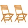 Sillas de jardín plegables 2 uds madera maciza teca 47x62x90cm de vidaXL, Sillas de jardín - Ref: Foro24-362761, Precio: 151,...