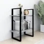 Estantería de 2 niveles contrachapada gris hormigón 60x30x70 cm de vidaXL, Librerías y estanterías - Ref: Foro24-806431, Prec...