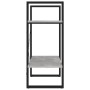 2-tier concrete gray plywood shelf 60x30x70 cm by vidaXL, Bookcases and shelves - Ref: Foro24-806431, Price: 39,47 €, Discoun...