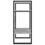 Estantería de 2 niveles contrachapada gris hormigón 60x30x70 cm de vidaXL, Librerías y estanterías - Ref: Foro24-806431, Prec...
