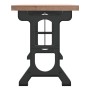 Dining table solid fir wood and iron 110x65x82 cm by vidaXL, Kitchen and dining tables - Ref: Foro24-340769, Price: 187,14 €,...