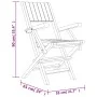 5-teiliges Garten-Essset aus massivem Teakholz von vidaXL, Gartensets - Ref: Foro24-3155009, Preis: 447,65 €, Rabatt: %