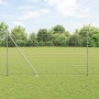 Reja con postes Plateado 1.5 x 10 m Acero