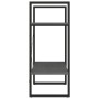 Solid pine wood 2-level shelf in gray, 60x30x70 cm by vidaXL, Bookcases and shelves - Ref: Foro24-806434, Price: 31,45 €, Dis...