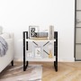 2-tier solid white pine wood shelf 80x30x70 cm by vidaXL, Bookcases and shelves - Ref: Foro24-806453, Price: 35,55 €, Discoun...