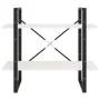 2-tier solid white pine wood shelf 80x30x70 cm by vidaXL, Bookcases and shelves - Ref: Foro24-806453, Price: 35,55 €, Discoun...