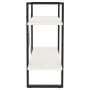 2-tier solid white pine wood shelf 80x30x70 cm by vidaXL, Bookcases and shelves - Ref: Foro24-806453, Price: 35,55 €, Discoun...