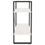 2-tier solid white pine wood shelf 80x30x70 cm by vidaXL, Bookcases and shelves - Ref: Foro24-806453, Price: 35,55 €, Discoun...