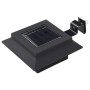 Lámparas solares cuadradas de exterior negras 12 uds LED 12 cm by vidaXL, Outdoor lighting - Ref: Foro24-277136, Price: 72,70...