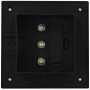 Lámparas solares cuadradas de exterior negras 12 uds LED 12 cm by vidaXL, Outdoor lighting - Ref: Foro24-277136, Price: 72,70...