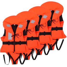 Chalecos de ayuda de flotación para niños 4 uds 100 N 10-20 kg