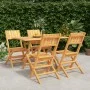 Juego de comedor para jardín 5 piezas madera maciza de teca de vidaXL, Conjuntos de jardín - Ref: Foro24-3155007, Precio: 400...