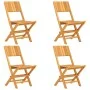 Juego de comedor para jardín 5 piezas madera maciza de teca de vidaXL, Conjuntos de jardín - Ref: Foro24-3155007, Precio: 400...