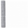 Reja con postes Plateado 1.5 x 10 m Acero