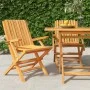 Klappbare Gartenstühle 2 Stk. massives Teakholz 61x67x90 cm von vidaXL, Gartenstühle - Ref: Foro24-362758, Preis: 156,09 €, R...