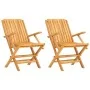Klappbare Gartenstühle 2 Stk. massives Teakholz 61x67x90 cm von vidaXL, Gartenstühle - Ref: Foro24-362758, Preis: 156,09 €, R...