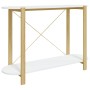 Weißes Sperrholz-Konsolentisch 110x38x75 cm von vidaXL, Seitentische - Ref: Foro24-345690, Preis: 95,08 €, Rabatt: %