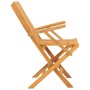 Sillas de jardín plegables 2 uds madera maciza teca 61x67x90 cm de vidaXL, Sillas de jardín - Ref: Foro24-362758, Precio: 165...