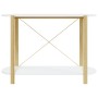 Weißes Sperrholz-Konsolentisch 110x38x75 cm von vidaXL, Seitentische - Ref: Foro24-345690, Preis: 95,08 €, Rabatt: %