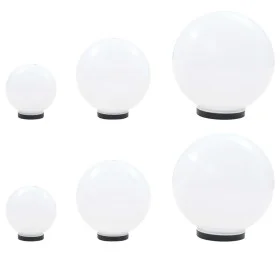 LED ball lamp set 6 pcs spherical PMMA 20/30/40 cm by vidaXL, Outdoor lighting - Ref: Foro24-277146, Price: 210,23 €, Discoun...