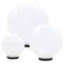 LED ball lamp set 6 pcs spherical PMMA 20/30/40 cm by vidaXL, Outdoor lighting - Ref: Foro24-277146, Price: 197,73 €, Discoun...