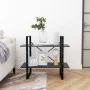 2-stöckiges graues Sperrholzregal 80x30x70 cm von vidaXL, Bücherregale und Regale - Ref: Foro24-806449, Preis: 28,71 €, Rabat...