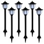 LED schwarze Outdoor-Solarlampen 6 Stk von vidaXL, Außenbeleuchtung - Ref: Foro24-277138, Preis: 76,67 €, Rabatt: %