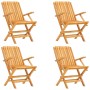 5-piece garden dining set solid teak wood by vidaXL, Garden sets - Ref: Foro24-3155019, Price: 420,46 €, Discount: %