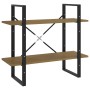 2-stöckiges Regal aus massivem Kiefernholz 80x30x70 cm von vidaXL, Bücherregale und Regale - Ref: Foro24-806455, Preis: 38,27...