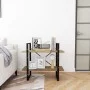 2-level solid pine wood shelf 80x30x70 cm by vidaXL, Bookcases and shelves - Ref: Foro24-806455, Price: 38,27 €, Discount: %