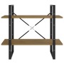 2-stöckiges Regal aus massivem Kiefernholz 80x30x70 cm von vidaXL, Bücherregale und Regale - Ref: Foro24-806455, Preis: 38,27...