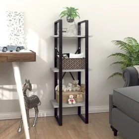 3-tier concrete gray plywood shelf 40x30x105cm by vidaXL, Bookcases and shelves - Ref: Foro24-806491, Price: 35,78 €, Discoun...
