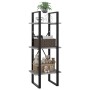 3-stöckiges Regal aus betongrauem Sperrholz, 40 x 30 x 105 cm von vidaXL, Bücherregale und Regale - Ref: Foro24-806491, Preis...