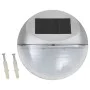 LED Solar Round Outdoor Wall Lamps 24pcs Silver by vidaXL, Outdoor lighting - Ref: Foro24-277140, Price: 102,32 €, Discount: %