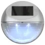 Runde LED-Solar-Außenwandleuchten, 24 Stück, Silber von vidaXL, Außenbeleuchtung - Ref: Foro24-277140, Preis: 102,32 €, Rabat...