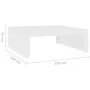 Mesa de centro madera contrachapada blanco 100x100x35 cm de vidaXL, Mesas de centro - Ref: Foro24-808567, Precio: 73,73 €, De...