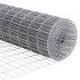 Reja con postes Plateado 1.2 x 25 m Acero