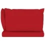 2-seater pallet garden sofa with red cushions by vidaXL, Garden sets - Ref: Foro24-3067278, Price: 141,03 €, Discount: %