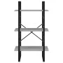 Concrete gray plywood storage shelf 60x30x105 cm by vidaXL, Bookcases and shelves - Ref: Foro24-806511, Price: 42,10 €, Disco...
