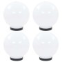 Lámparas de bola LED 4 unidades esféricas PMMA 20 cm by vidaXL, Outdoor lighting - Ref: Foro24-277141, Price: 69,61 €, Discou...