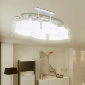 4 Pcs Ceiling Lamps with E14 Ellipsoidal Glass Shade by vidaXL, ceiling lights - Ref: Foro24-278761, Price: 273,25 €, Discoun...