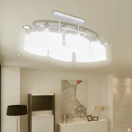 4 Pcs Ceiling Lamps with E14 Ellipsoidal Glass Shade by vidaXL, ceiling lights - Ref: Foro24-278761, Price: 273,25 €, Discoun...